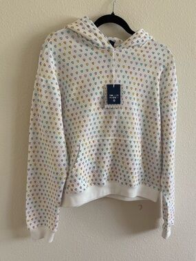 NWT Roller Rabbit x Target Rainbow Hearts Hoodie